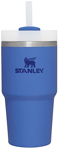 STANLEY Quencher H2.0 Flow State Tumbler, 20 oz, Iris | Straw and 3-Position Lid | Cup Holder Compatible for Travel | Insulated Stainless Steel Cup | BPA-Free - color: Iris, style: Classic