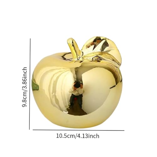 Fenteer Abstract Reader Figurine Resin Ceramic Decorative Statue Fruit Sculpture Human Collectible Art Craft Suitable for Home Office Shelf Desk Gift Giving B