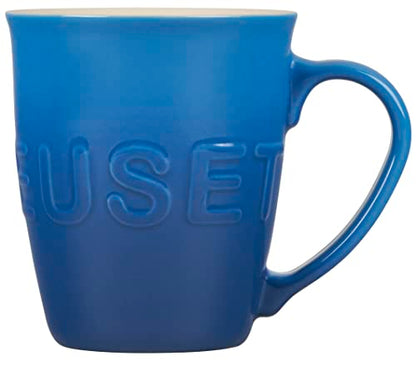 Le Creuset Stoneware Extra-Large Logo Coffee Mug, 20oz., Marseille - color: Marseille, size: 20 Ounces