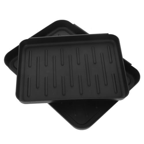 Alipis 2pcs Dog Mud Mats Multi-use Plastic Shoe Tray Entryway Boot Mat Antislip Design for Home