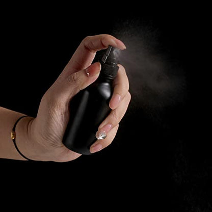 NOOEEISS Frosted Black Glass Small Spray Bottle 2 oz 24 Packs,Fine Mist Sprayer Small Clear Bottles,Refillable Containers mini spray bottles for Cleaning Solutions and Skin Care (Frosted Black 24pcs) - color: Black Frosted, size: 24Pack