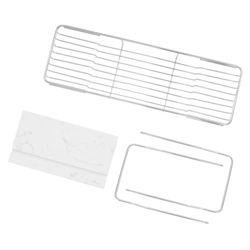 Expandable Bathtub Tray Caddy for Luxury Bath, Extra Wide Acrylic Tub Tray with Natural Marble Board, Waterproof Bath Tub Shelf for Phone, Wine, Book, Tablet Stand - Ideal Home Spa (Silver, White) - color: Silver, White
