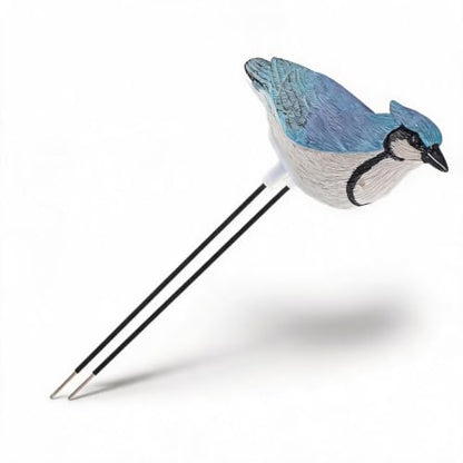 Watering Alarm Bird Plant Soil Tester, Hygrometer Sensor Gardening Tool, for Planter Water Remind Warining Alert(Battery Included)(Blue)