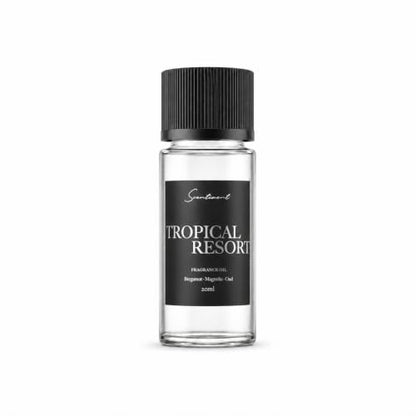 Scentiment Tropical Resort Diffuser Oil - Fragrance Oil Refill - 0.68 fl oz | Premium Hotel Scent with Notes of Bergamot, Magnolia & Oud, hotel-inspired aromatherapy home fragrance oil, for air diffusers - size: 0.68 Fl Oz (Pack of 1)