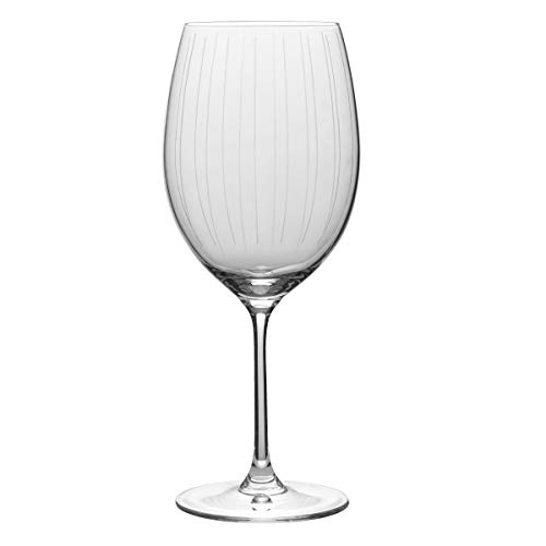 Mikasa Cheers Bordeaux Wine Glass, Set of 4, 24 Ounce, Clear - style: Bordeaux Red Wine
