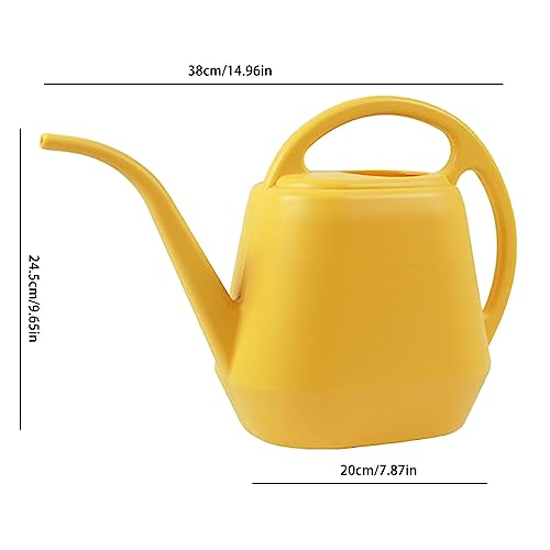 1 Gallon Watering Can Indoor Plants, 2026 Long Spout Large Capacity Modern Plastic Watering Can with Ergonomic Handle,Indoor Watering Can for Flower Plants House Bonsai Garden Patio Office ﻿ - color: C