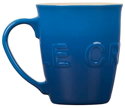 Le Creuset Stoneware Extra-Large Logo Coffee Mug, 20oz., Marseille - color: Marseille, size: 20 Ounces