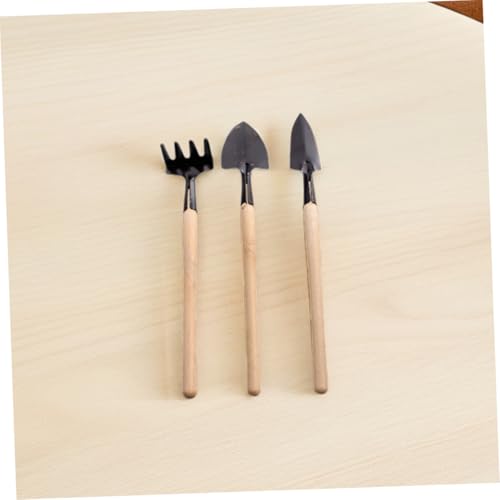 Homoyoyo 18pcs Mini Garden Tools Set for Flower Pots Succulent Plants, Metal Hand Tools with Shovel Rake Trowel, Indoor Gardening Soil Loosening and Transplanting Kit for Plant Care