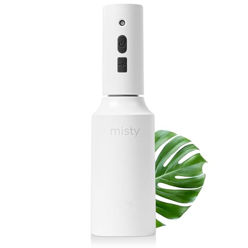 Automatic Electric Spray Bottle Mister - Continuous Rechargeable Battery Sprayer for Misting Plants, Household Cleaning, Hairstyling (25 oz)