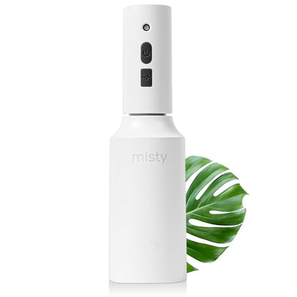 Automatic Electric Spray Bottle Mister - Continuous Rechargeable Battery Sprayer for Misting Plants, Household Cleaning, Hairstyling (25 oz)