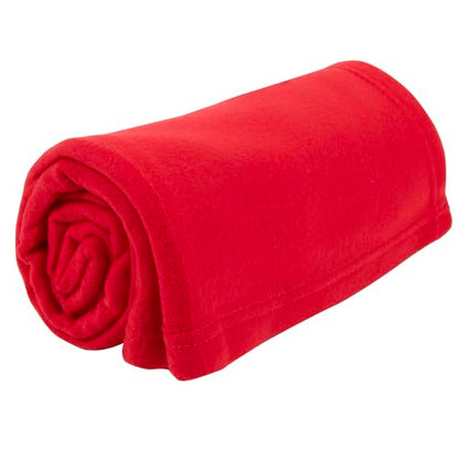 50x60 Throw Blankets, Ultra Soft Hypoallergenic Fleece Fall Throw Blanket for Livingroom, Couch, Chair, Bed, Red, Valentine's Day Throw - color: Barn Red