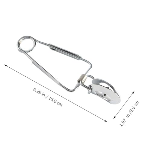 Ipetboom 4 Pack Escargot Tongs Stainless Steel Snail Tong Food Serving Clip Clamp Ergonomic Curved Handle Heat Resistant for Dining Party Buffet 12.59 X 3.93 X 3.14 in - color: 4pcs