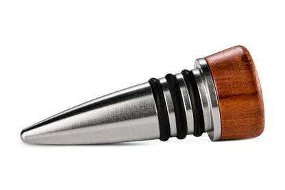 Le Creuset Wooden Corkscrew & Stopper Set | Waiter's Friend - color: Wood and Stainless Steel, style: Wine Opener and Stopper Set