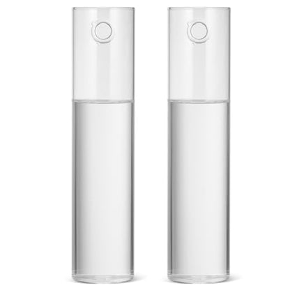 2pcs Glass Cylinder Wall Vases Set for Hanging Propagation Station, Display, Easy Care, Modern Wall Decor for Indoor Plants and Flowers