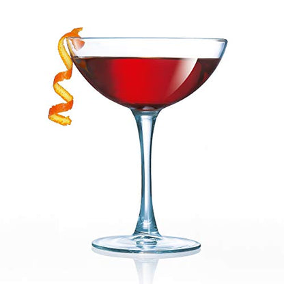 Luminarc Cachet 8 Ounce Coupe Cocktail Glass, Set of 4 - size: 8 oz (Set of 4), style: Standard Packaging