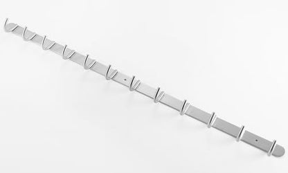 Hook/Coat Rack with 12 Round Hooks-Modern Wall Mounted - Ultra Durable with Solid Steel Construction,Brushed Stainless Steel Finish,Super Easy Installation,Rust and Water Proof. - style: 12 Round Hooks