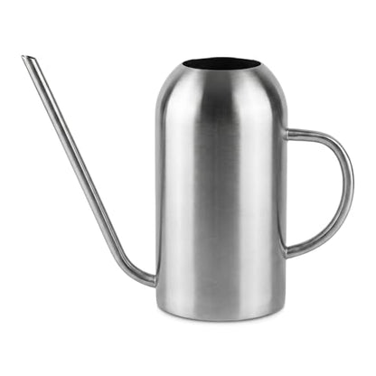 Fasmov Stainless Steel Watering Can with Long Spout Modern Style Watering Pot, 53oz/1.5L