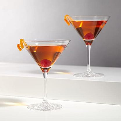 Spiegelau Perfect Serve Cocktail Glasses Set of 4 - European-Made Crystal, Dishwasher Safe, Professional Quality Cocktail Glass Gift Set - 5.8 oz - style: Perfect Serve Glasses