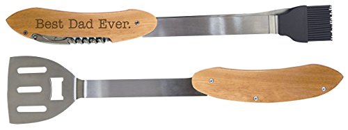 Best Dad Ever BBQ Grill Multi Tool | Barbecue Spatula Grilling Accessories, Barbecue Spatula Grilling Accessories - color: Dad