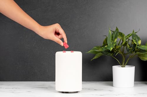 Happy Wax Mod Wax Melt Warmer with 3, 6, and 9 Hour Timer for Scented Wax Melts, Tarts & Cubes - Electric, Ceramic Wax Melter with Removable No Mess Silicone Wax Dish, Bone Color - color: Bone