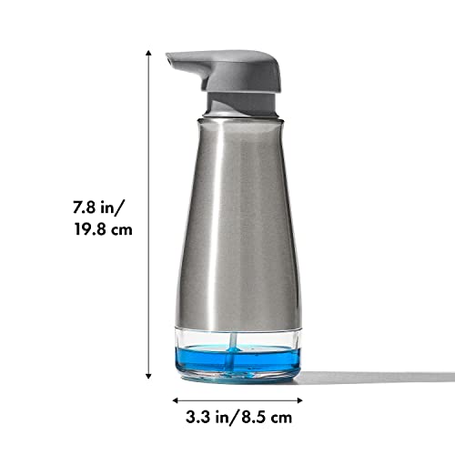 OXO Good Grips Foaming Soap Dispenser - color: Stainless Steel, style: Foam Soap Dispenser