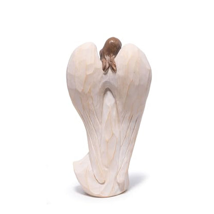 Hodao Retirement Gift for Woman, Angel Figurine with Inspirational Sentiment, Hand-Painted Resin Retirement Keepsake for Coworker, Teacher, Nurse, Friend, Retirement Party Decoration - style: Retirement Gifts