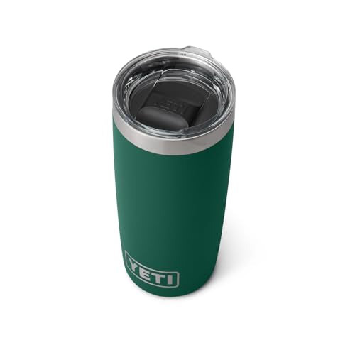 YETI Rambler 10 oz Tumbler, Stainless Steel, Vacuum Insulated with MagSlider Lid, Black Forest Green - color: Black Forest Green
