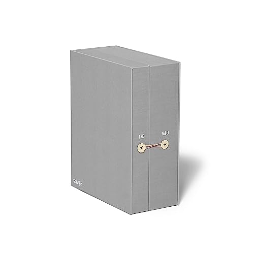 Savor | Travel and Adventure All-in-One Organizer | One Convenient Home to Keep Your Travel and Adventure Keepsakes, Mementos, Guides, Maps, Photos, Badges and Souvenirs Safe and Organized - color: Slate - No Customization, style: Travel Keepsake Box