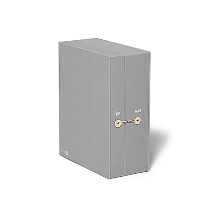 Savor | Travel and Adventure All-in-One Organizer | One Convenient Home to Keep Your Travel and Adventure Keepsakes, Mementos, Guides, Maps, Photos, Badges and Souvenirs Safe and Organized - color: Slate - No Customization, style: Travel Keepsake Box