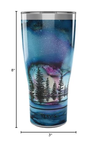 Tervis Traveler Inkreel The Heavens Triple Walled Insulated Tumbler Travel Cup Keeps Drinks Cold & Hot, 30oz, Stainless Steel | Thermos Travel Mug, Insulated, 18/8 Stainless, Quiet Base, BPA-Free, Dishwasher Safe, Fits Most Cupholders, Gifts under $50 - c