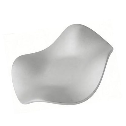 Brrnoo Minimalist Frosted Ceramic Dish – Irregular Shaped Jewelry Tray for Rings, Earrings & Trinkets, 6.7" Decorative Catchall Dish (Silver) - size: Silver