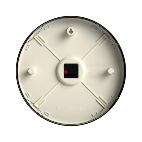 NEWGATE® Universal wall Clock | Large Modern Classic Clock | 17" | Deep matt Black Metal case | Roman Numerals | Classic Style for Kitchen, Living Room or Office - style: Roman