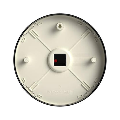 NEWGATE® Universal wall Clock | Large Modern Classic Clock | 17" | Deep matt Black Metal case | Roman Numerals | Classic Style for Kitchen, Living Room or Office - style: Roman
