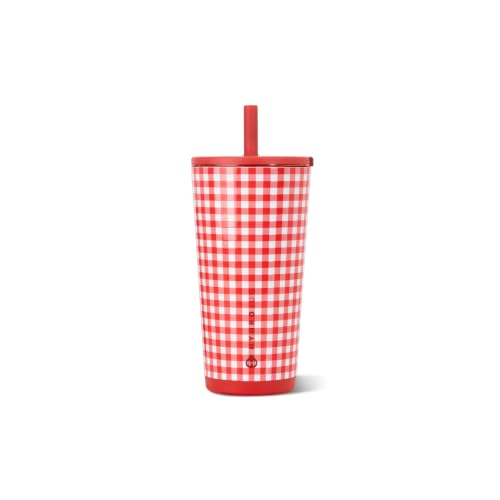 HydroJug Everyday Tumbler 20 oz, Ceramic-Lined Straw Cup, Summer Picnic - color: Summer Picnic, size: 20 Ounces