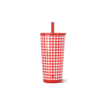 HydroJug Everyday Tumbler 20 oz, Ceramic-Lined Straw Cup, Summer Picnic - color: Summer Picnic, size: 20 Ounces