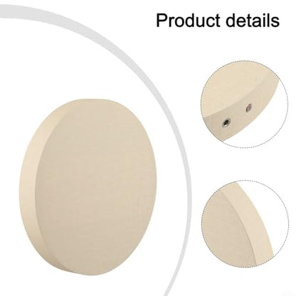 Wooden Silent Non-Ticking Wall Clock, Wood Moon Cordless Aesthetic Modern Alarm, Large LED Digital Round Clock for Living Room Bedroom -Display With Date,Temperature&Calendar(Light Rechargeable) - size: Light Rechargeable