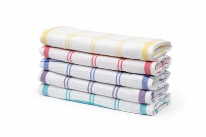 HOMEFRONT Kitchen Towels, 16'×26', Premium Cotton Blend Dish Towels Set of 5 - color: Multicolor, size: 16'x26'