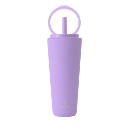 REDUCE Halo 32 oz Stainless Steel Vacuum Insulated Tumbler - Spill Proof Travel Mug with Flip Handle Lid - Keeps Drinks Cold for 32 Hrs - Dishwasher Safe - Cupholder Friendly - Purple Punch - color: Purple Punch, size: 32 Ounces