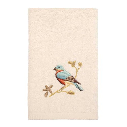 Avanti Linens - 3pc Towel Set, Soft & Absorbent Cotton Towels (Premier Songbirds Collection)