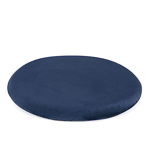 11" Round Chair Cushion Memory Foam Seat Cushion Circle Bar Stool Cushion | Anti Slip Round Chair Pads Fabric Detachable Barstool Cushion Cover Small Round Cushion for Dining Chairs High Stools Blue - color: Blue, size: 11 Inch Round