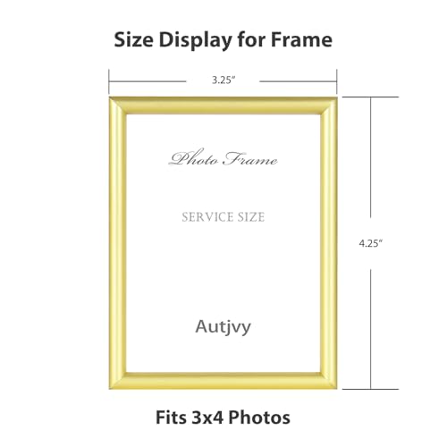 3x4 Picture Frame 2-Pack Gold Thin Aluminum Real Glass Wall Table | Modern Simple Thin Aluminum Metal, Soft Velvet Backing, HD Real Glass, Photo Frame Tabletop and Wall Display - color: Gold-Bronze, size: 3x4