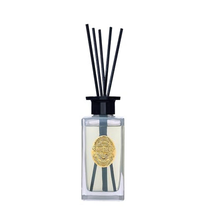 M&SENSE 6.3 oz Large Reed Diffuser Set | Jasmine Garland Scent Oil Diffuser with Sticks | Hotel Collection Non-Toxic Essential Oil |for Bedroom Bathroom Living Room - color: Jasmine Garland, size: 180ml