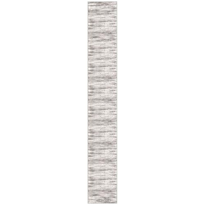 KOZYFLY Modern Abstract Washable Long Runner Rug 2.6x18 Hallway Rug Runner Non-Slip Soft Stair Runner Rugs, Grey/Light Beige/Brown Striped Carpet for Kitchen Entryway Bathroom - color: Grey/Light Beige/Brown, size: 2'8" x 18' (Runner)