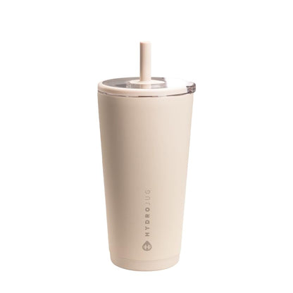 HydroJug Everyday Tumbler 20 oz, Ceramic-Lined Straw Cup, Dune - color: Dune, size: 20 Ounces