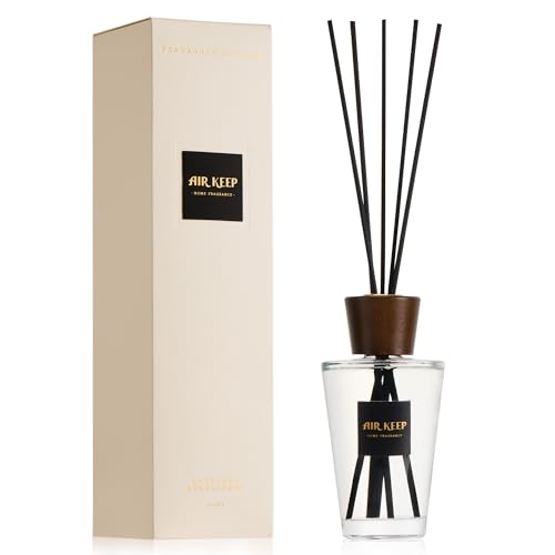 Reed Diffuser for Home, Lavender Eucalyptus, 5.1 fl oz (150 ml) | Reed Diffuser Sticks, Decorative Glass Bottle, for Bathrooms, Bedrooms, Living Rooms and Offices, Gift Box Packaging