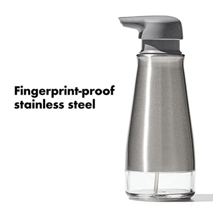 OXO Good Grips Foaming Soap Dispenser - color: Stainless Steel, style: Foam Soap Dispenser