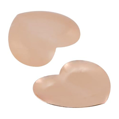 Dnyta 2Pcs Stainless Steel Decorative Tray, Decor Jewelry Dish for Dresser | Decor Makeup Serving Trays for Dresser Cosmetics Keys Watch Wallet Trinket (Small, Heart Shape, Rose Gold) - style: Heart-shaped rose gold style (2pcs)