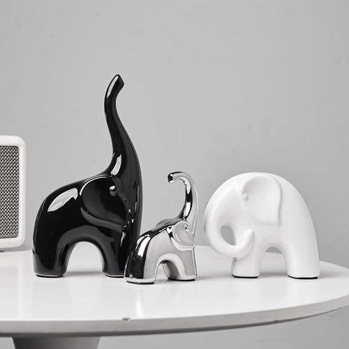 XINXUAN 3PCS Elephant Ornament- Gifts for Women,Wife,Wedding Anniversary - size: A-3PCS elephant