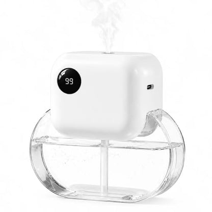 Aroma Diffuser with 170ML Essential Oil Set for Home,White Tea | Aromatherapy Diffuser with 6 Adjustable Mist Modes, 90 Days Long-Lasting Runtime, Ultra Quiet 35dB Operation, 7-Color Light - color: White