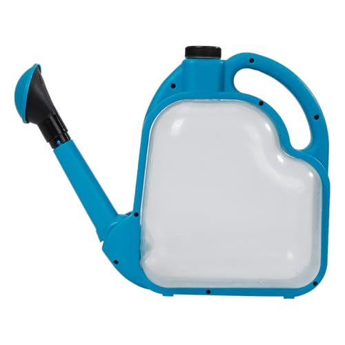 4L Foldable Watering Can with Rotating Nozzle & Long Spout for Plants, Indoor Outdoor Gardening, Clear Plastic-Blue - color: Blue, size: BLUE-4L